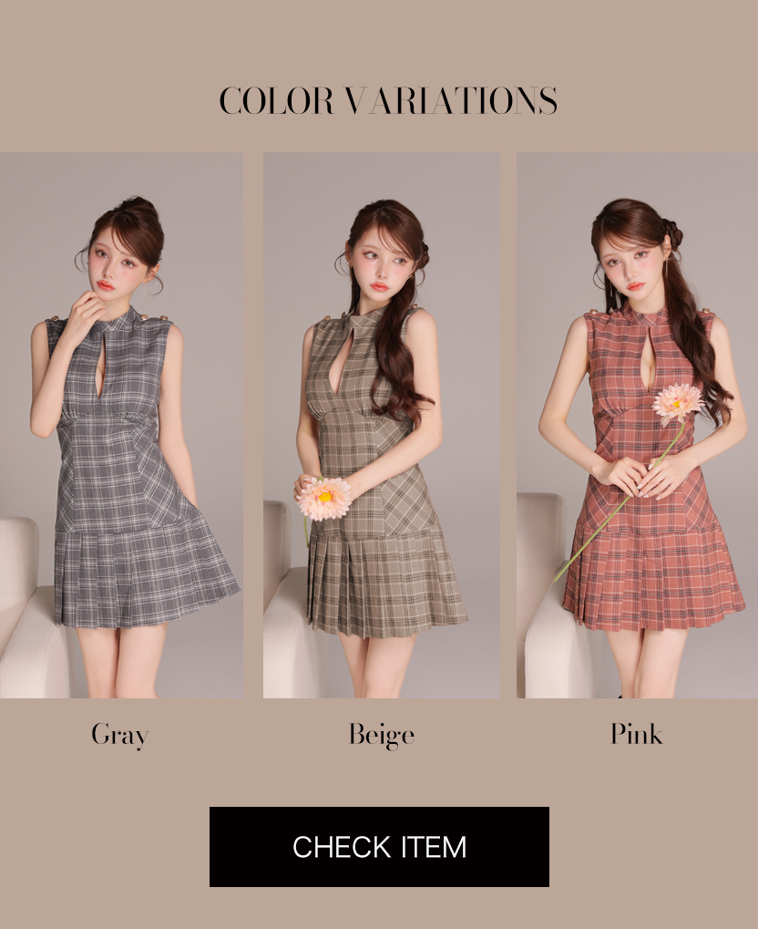 チェックドレス特集 キャバドレス・パーティードレス通販ROBE de