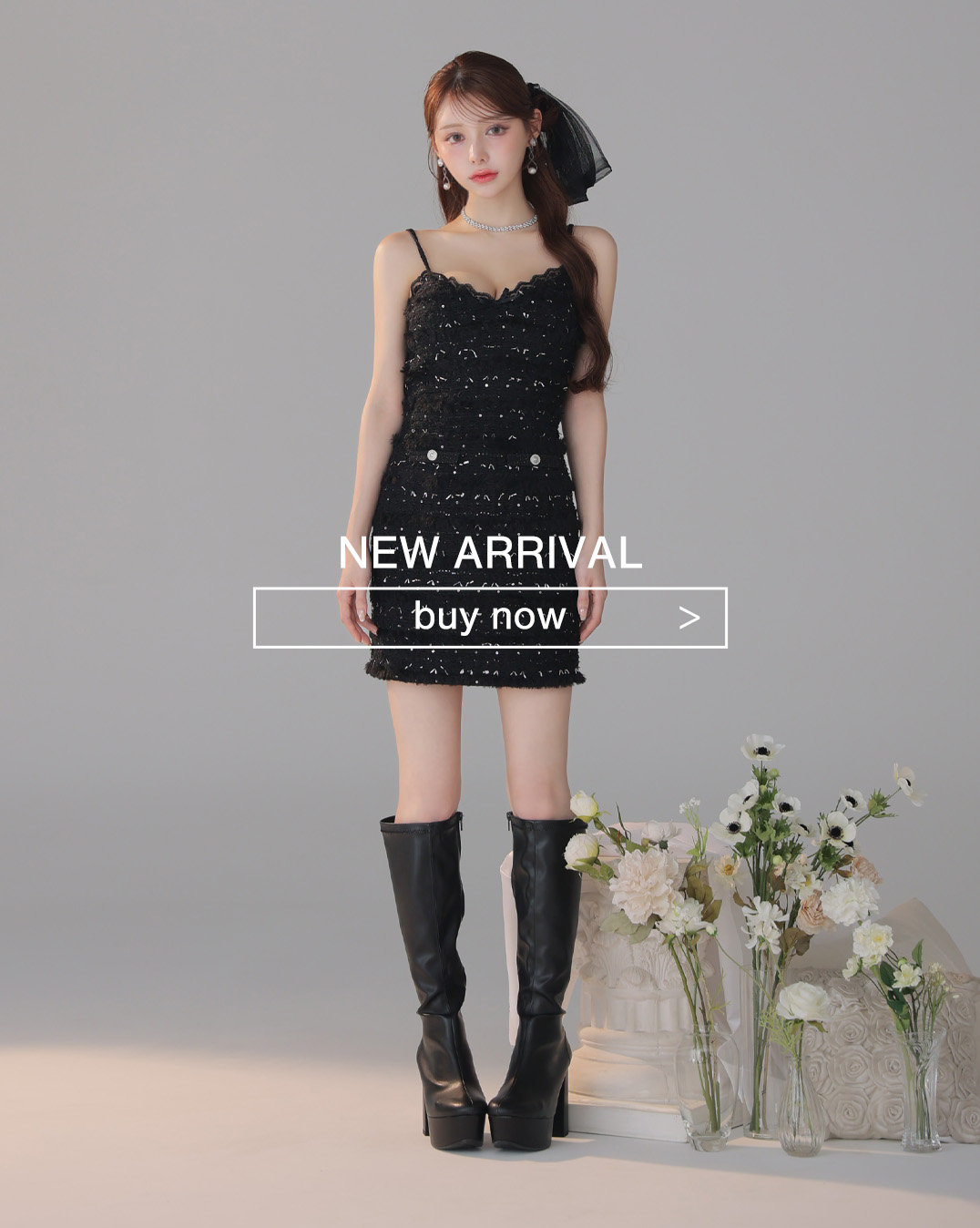 ローブドフルール　ブラック　ドレス キャバドレス・パーティードレス通販ROBE de FLEURS【ローブド
