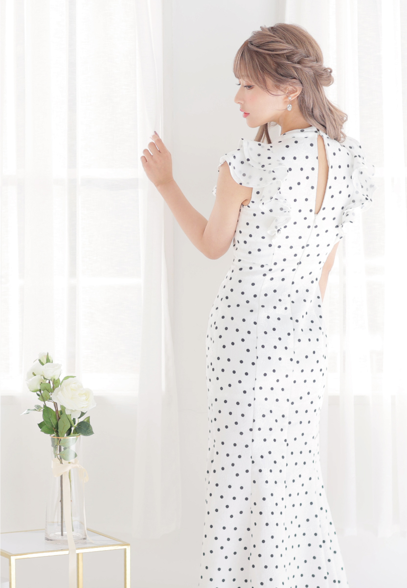 キャバドレス ロールドフルール S DE3321 Meglip×ROBE de FLEURS