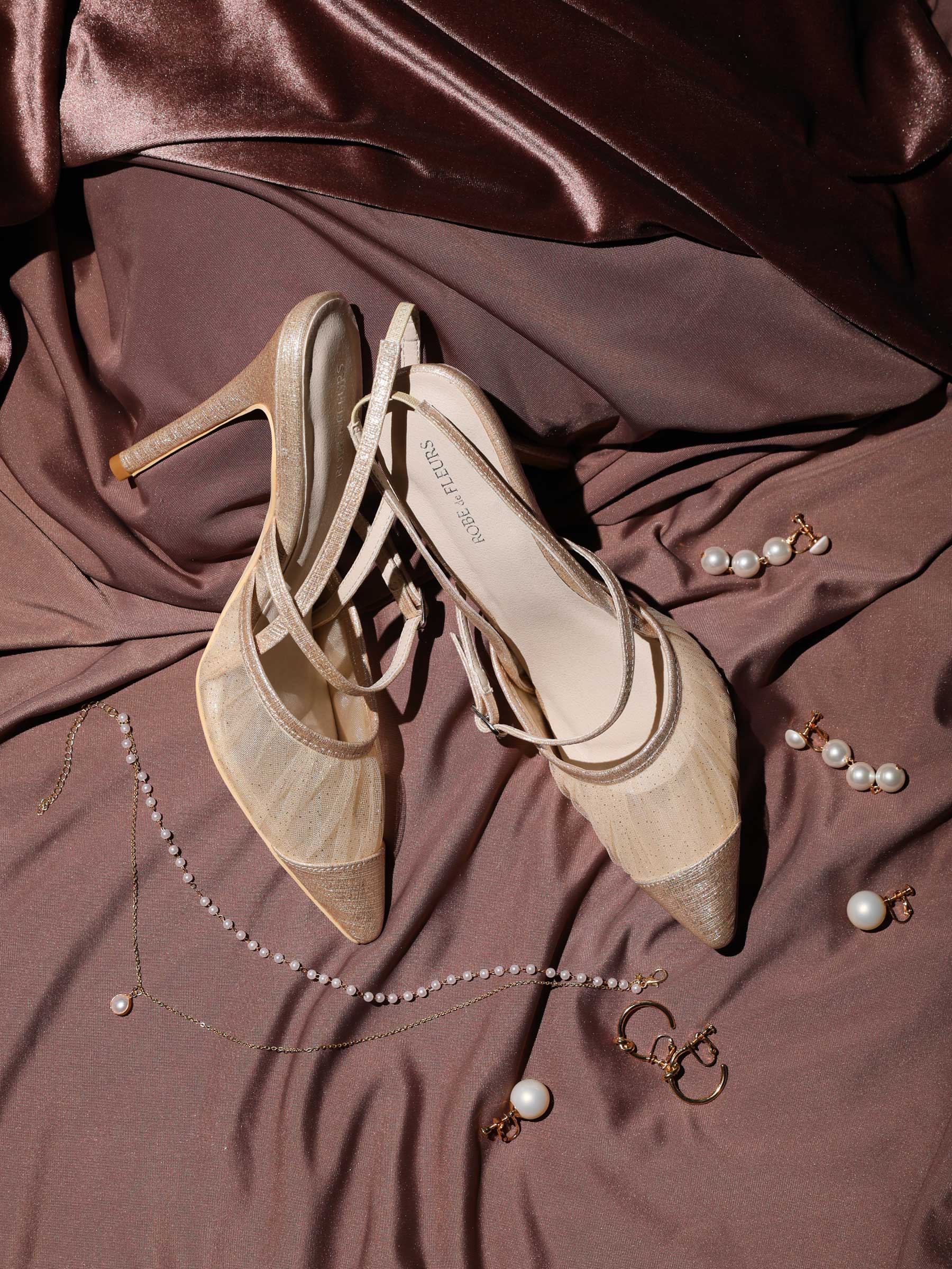 ROBEdeFLEURS ローブドフルール ミニドレス