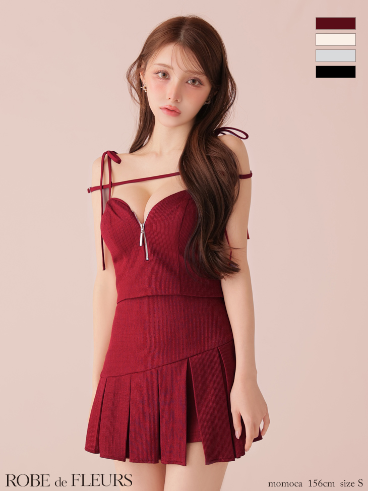 ROBEdeFLEURS ローブドフルール ミニドレス