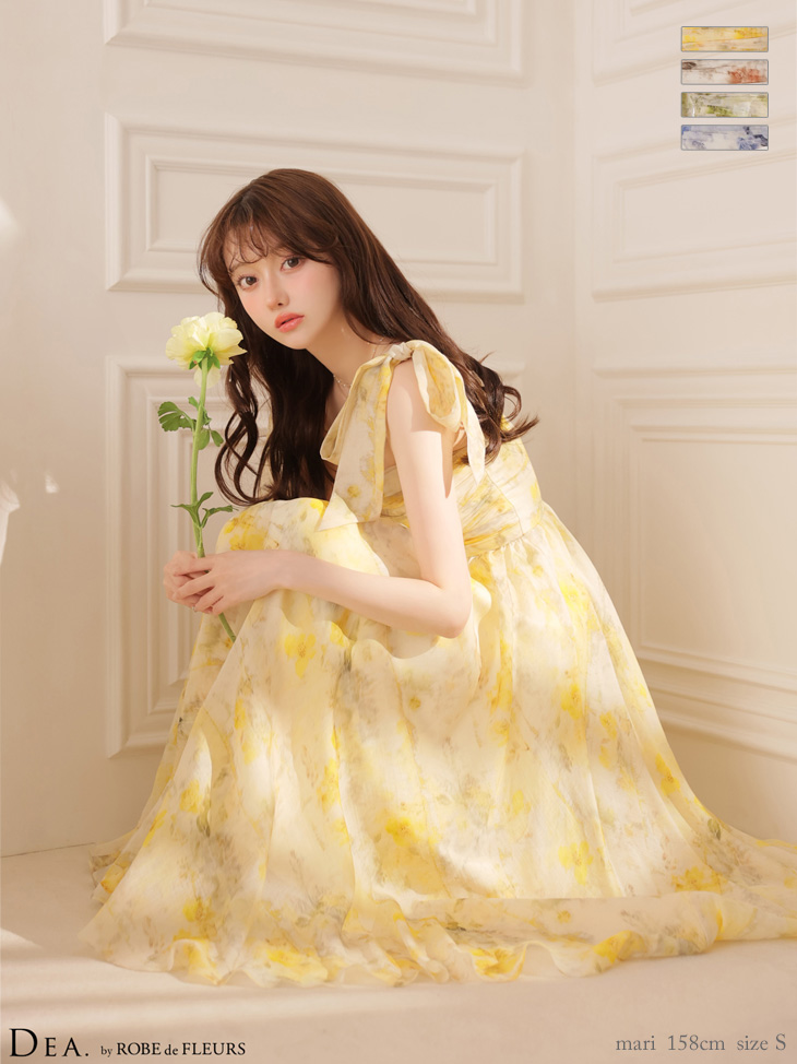 ROBEdeFLEURS ローブドフルール ミニドレス