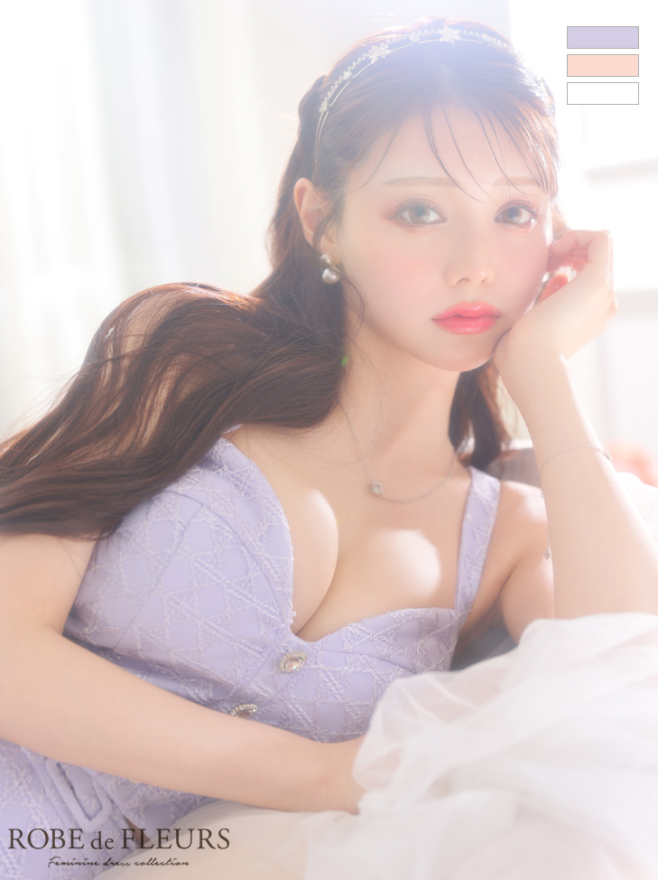 ROBEdeFLEURS ローブドフルール ミニドレス