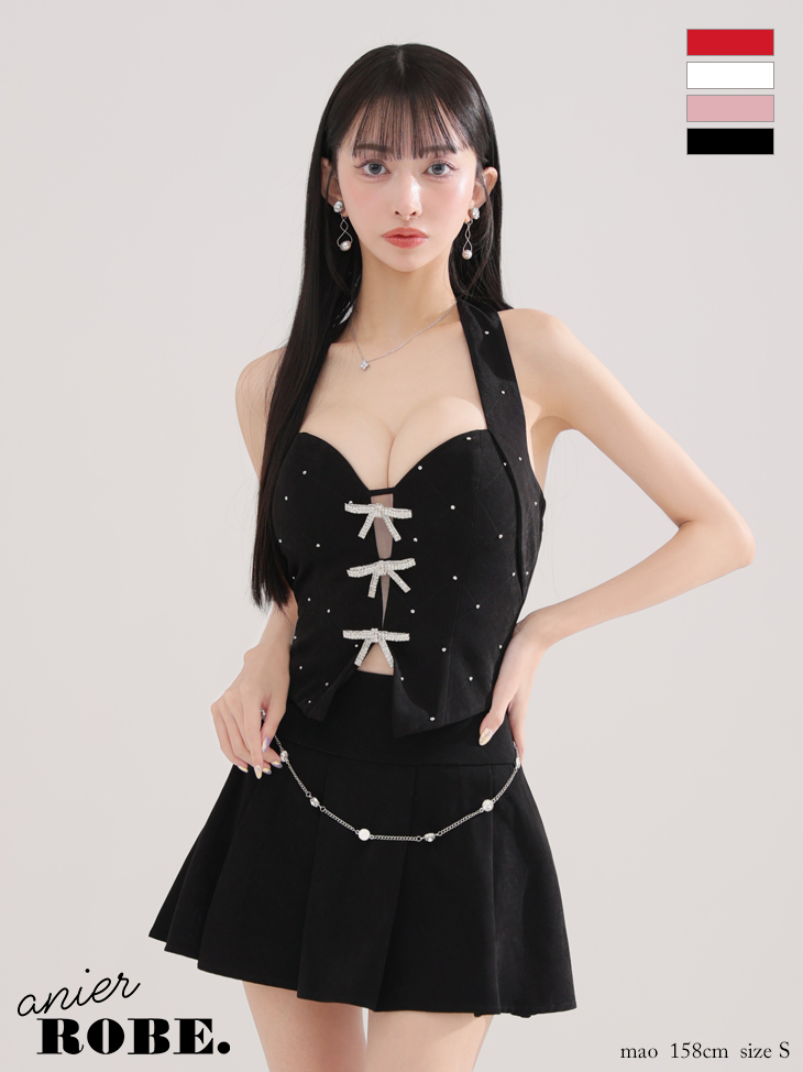 ROBEdeFLEURS ローブドフルール ミニドレス
