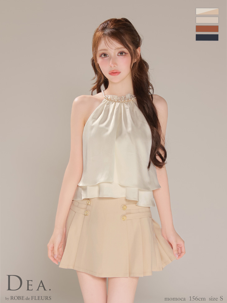 ROBEdeFLEURS ローブドフルール ミニドレス