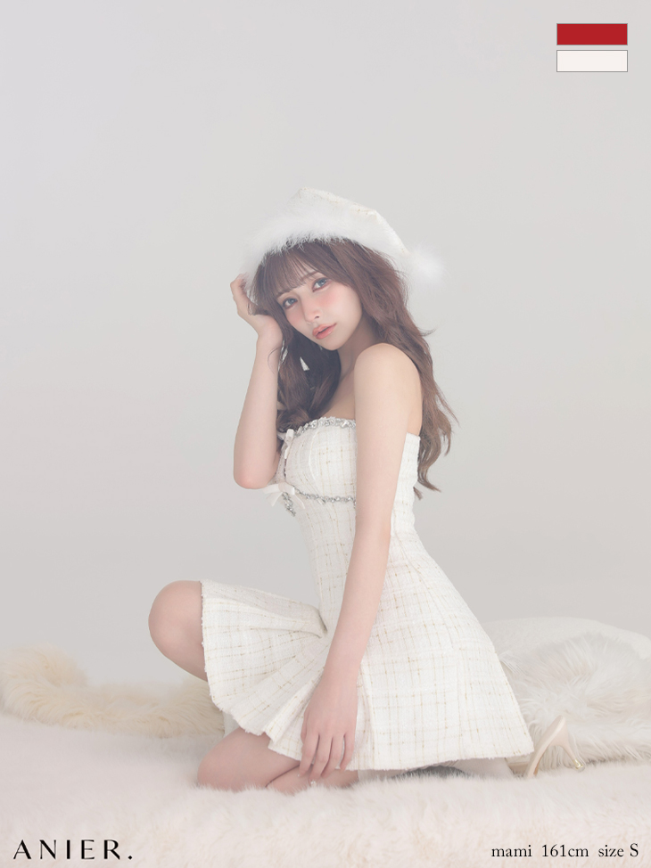 ROBEdeFLEURS ローブドフルール ミニドレス