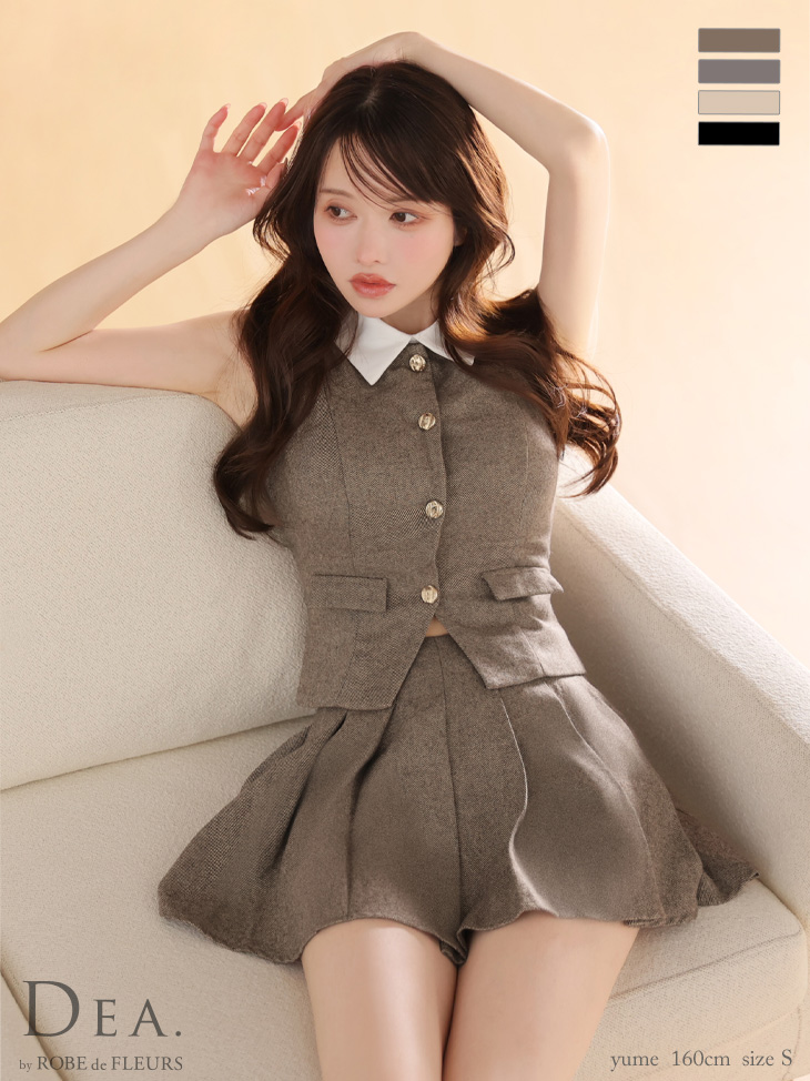 ROBEdeFLEURS ローブドフルール ミニドレス