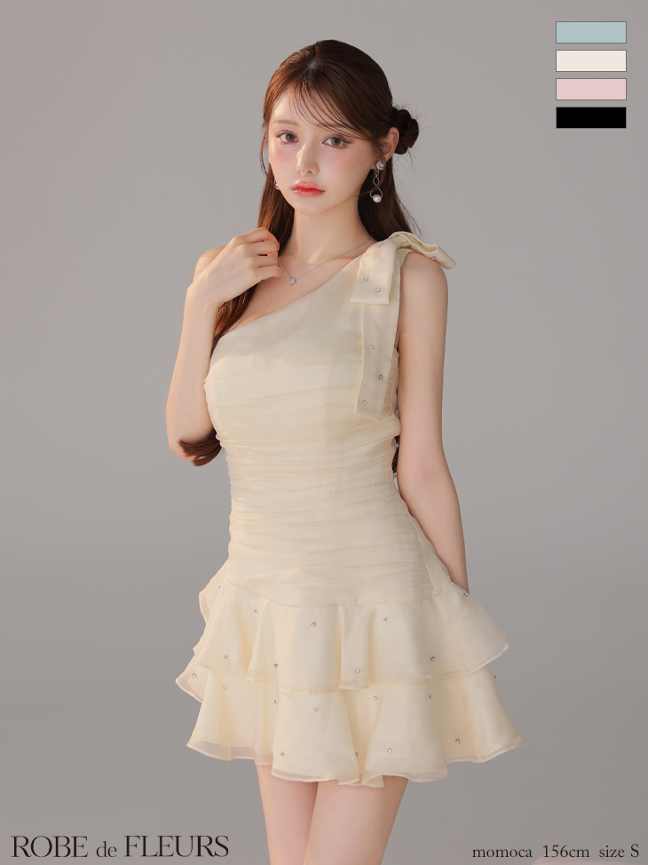ROBEdeFLEURS ローブドフルール ミニドレス