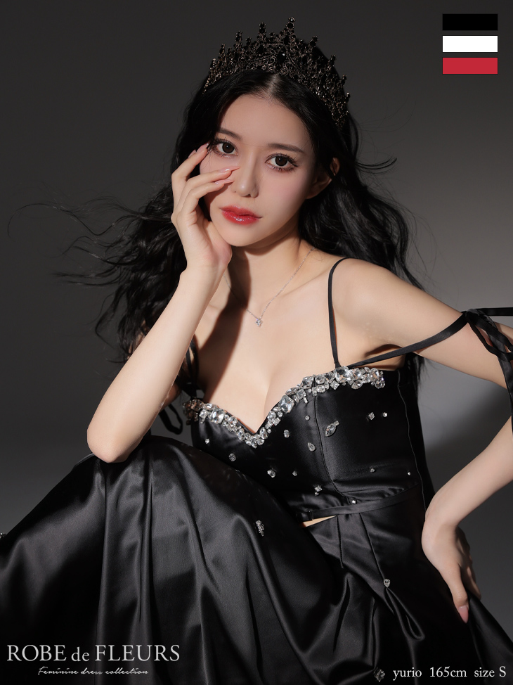 ROBEdeFLEURS ローブドフルール ミニドレス