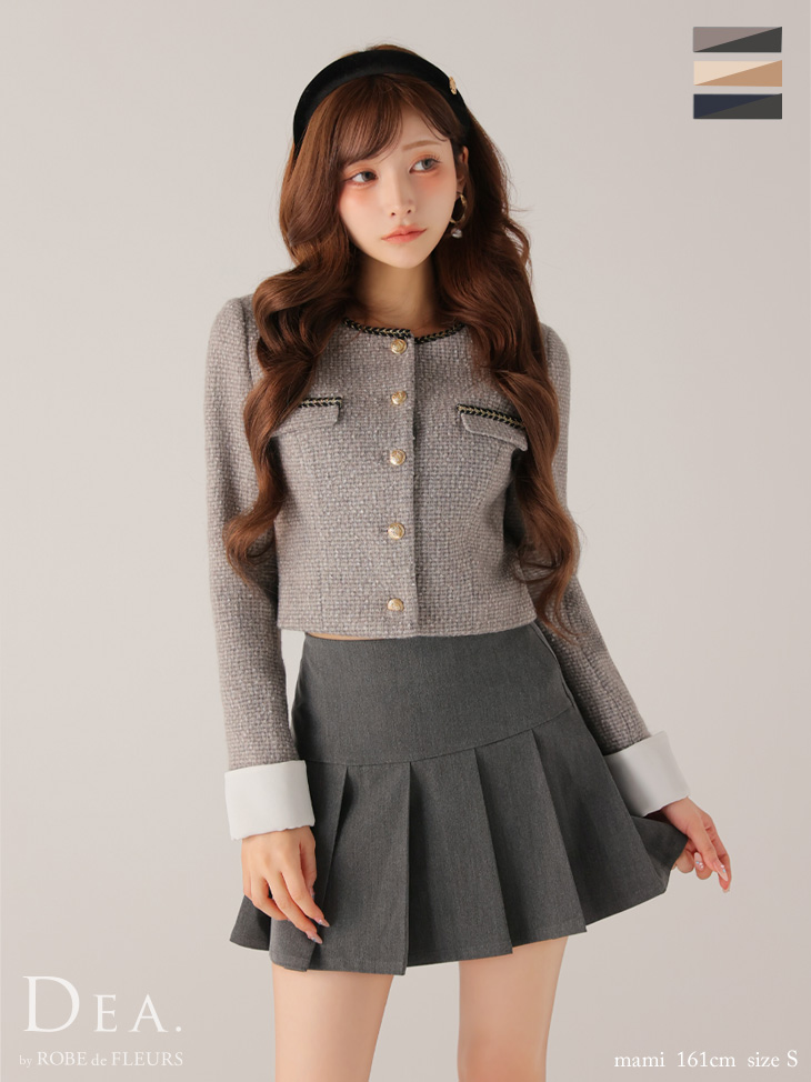 ROBEdeFLEURS ローブドフルール ミニドレス