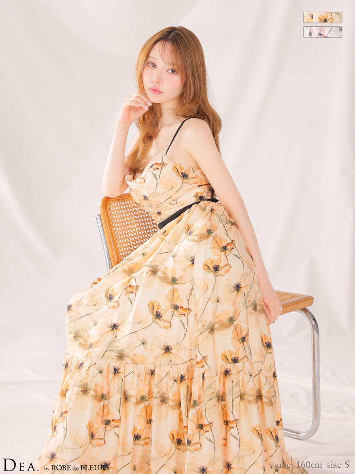 ROBEdeFLEURS ローブドフルール ミニドレス