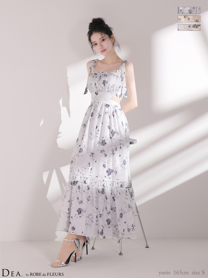 ROBEdeFLEURS ローブドフルール ミニドレス