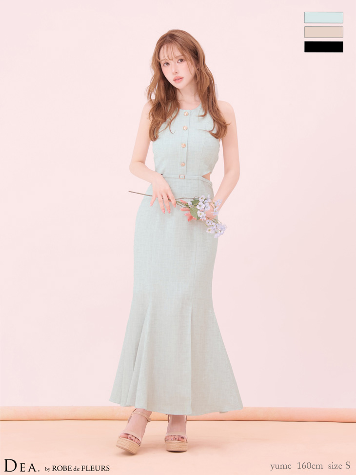 ROBEdeFLEURS ローブドフルール ミニドレス