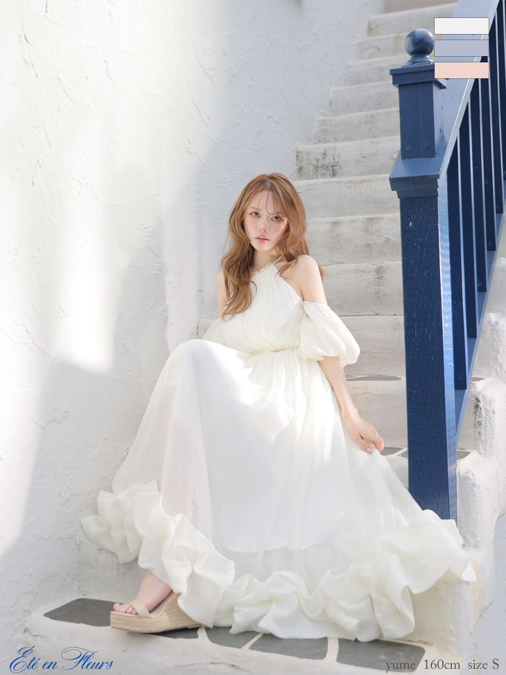 ROBEdeFLEURS ローブドフルール ミニドレス