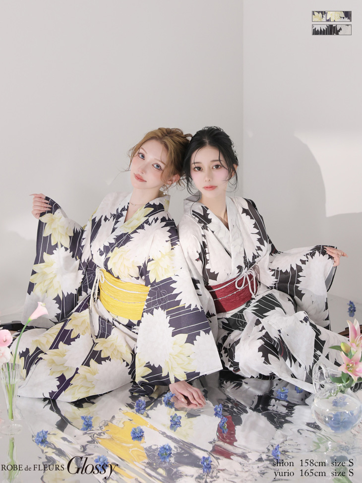 ROBEdeFLEURS ローブドフルール ミニドレス