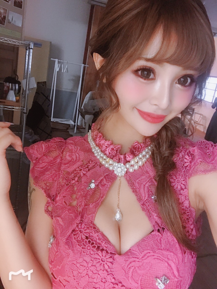 フェミニンローズ総レースタイトミニキャバドレス(fm1443)｜ROBE de FLEURS[ローブドフルール]
