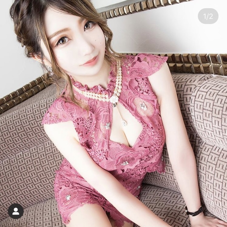 フェミニンローズ総レースタイトミニキャバドレス(fm1443)｜ROBE